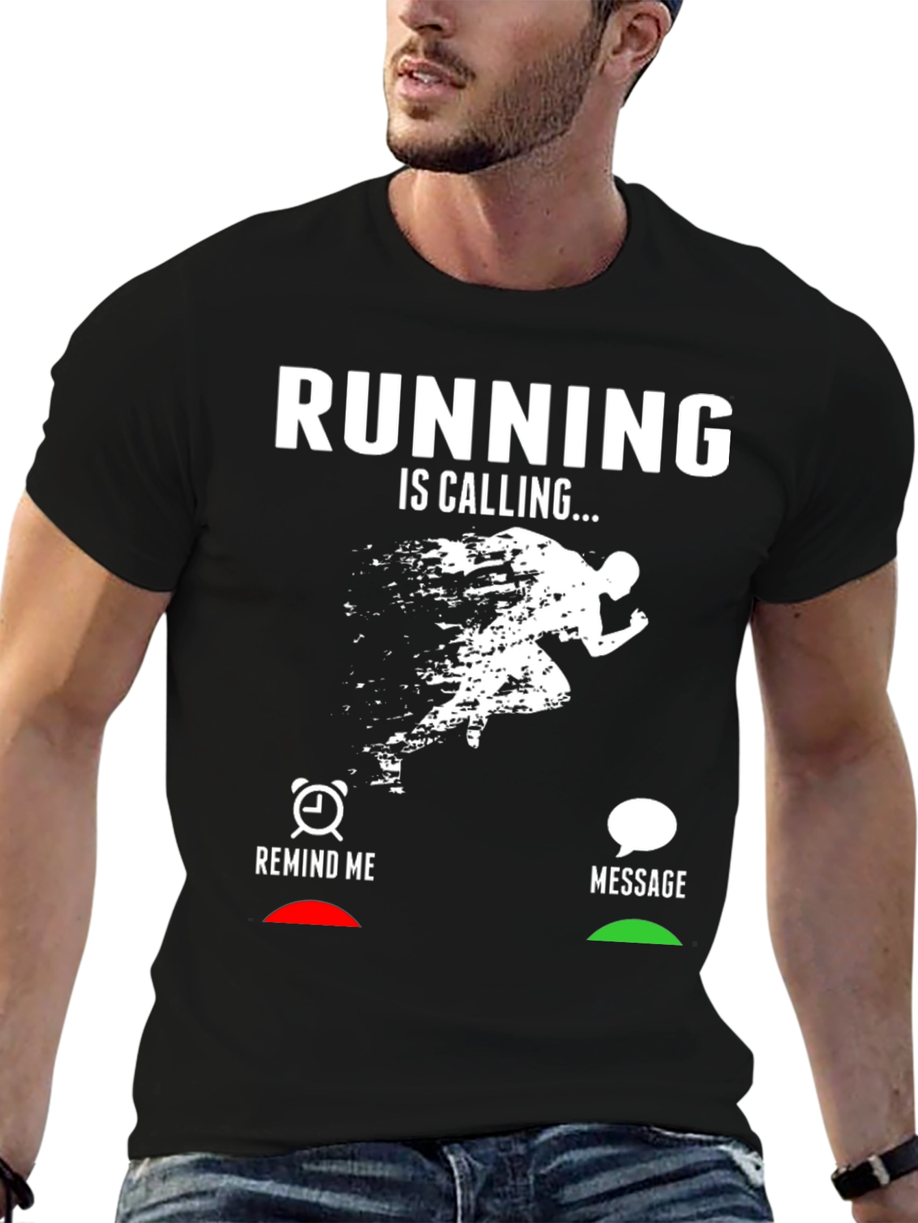 Running is Calling Graphic Tee