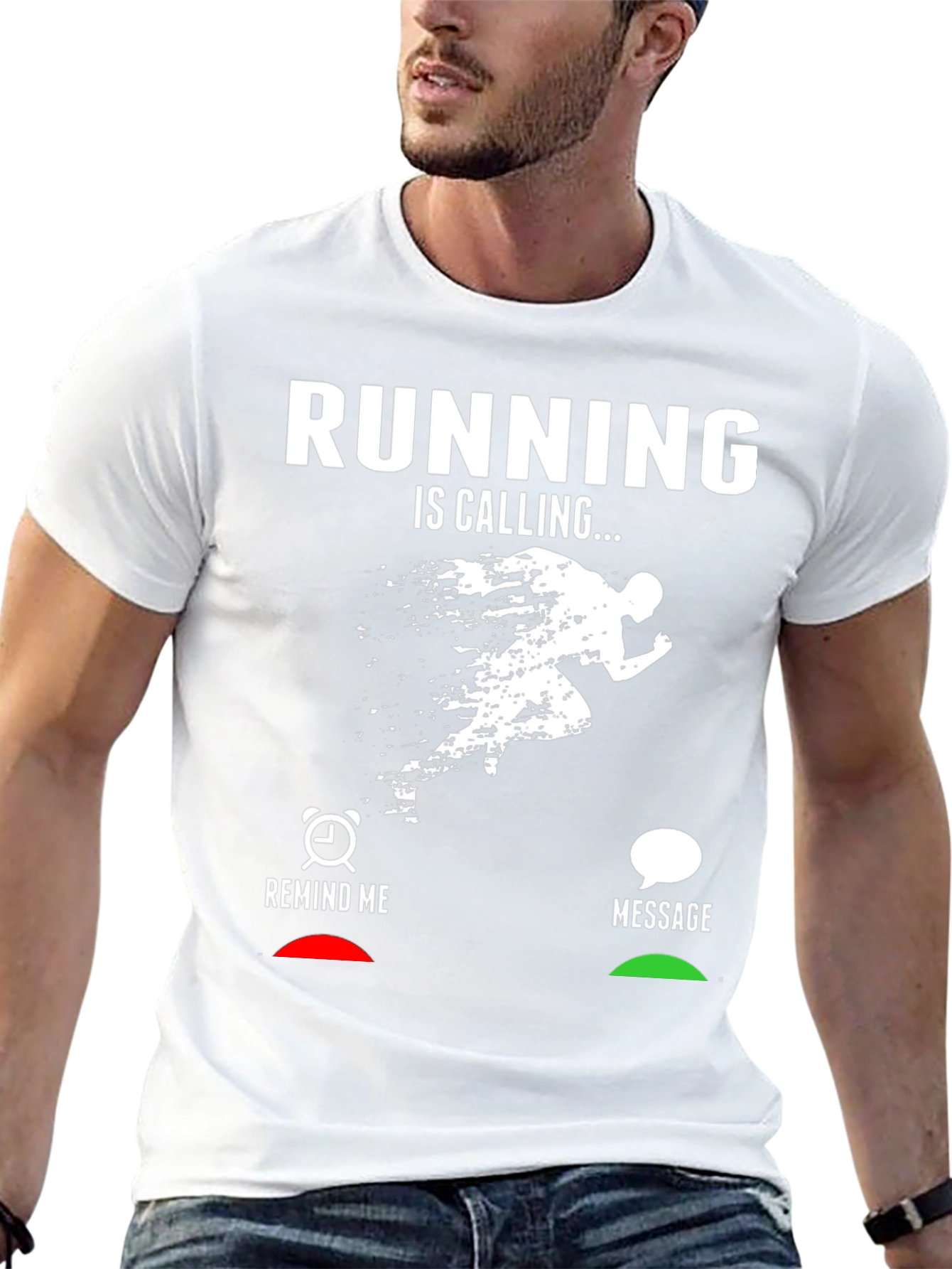 Running is Calling Graphic Tee