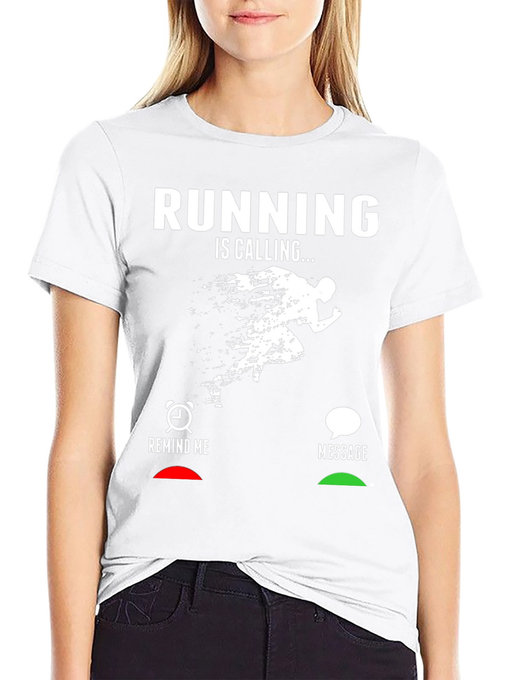 Running is Calling Graphic Tee
