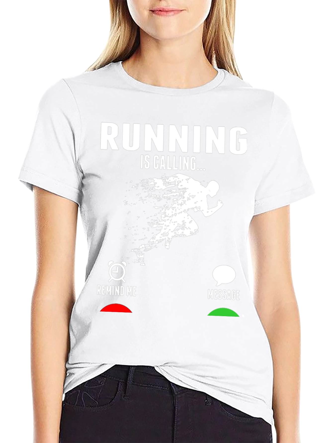 Running is Calling Graphic Tee