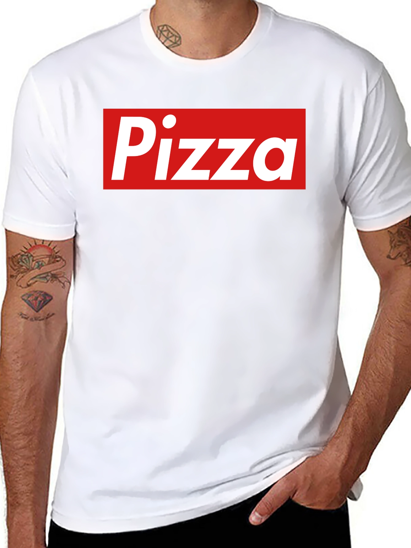 Pizza Logo T-Shirt - Classic Box Style Tee