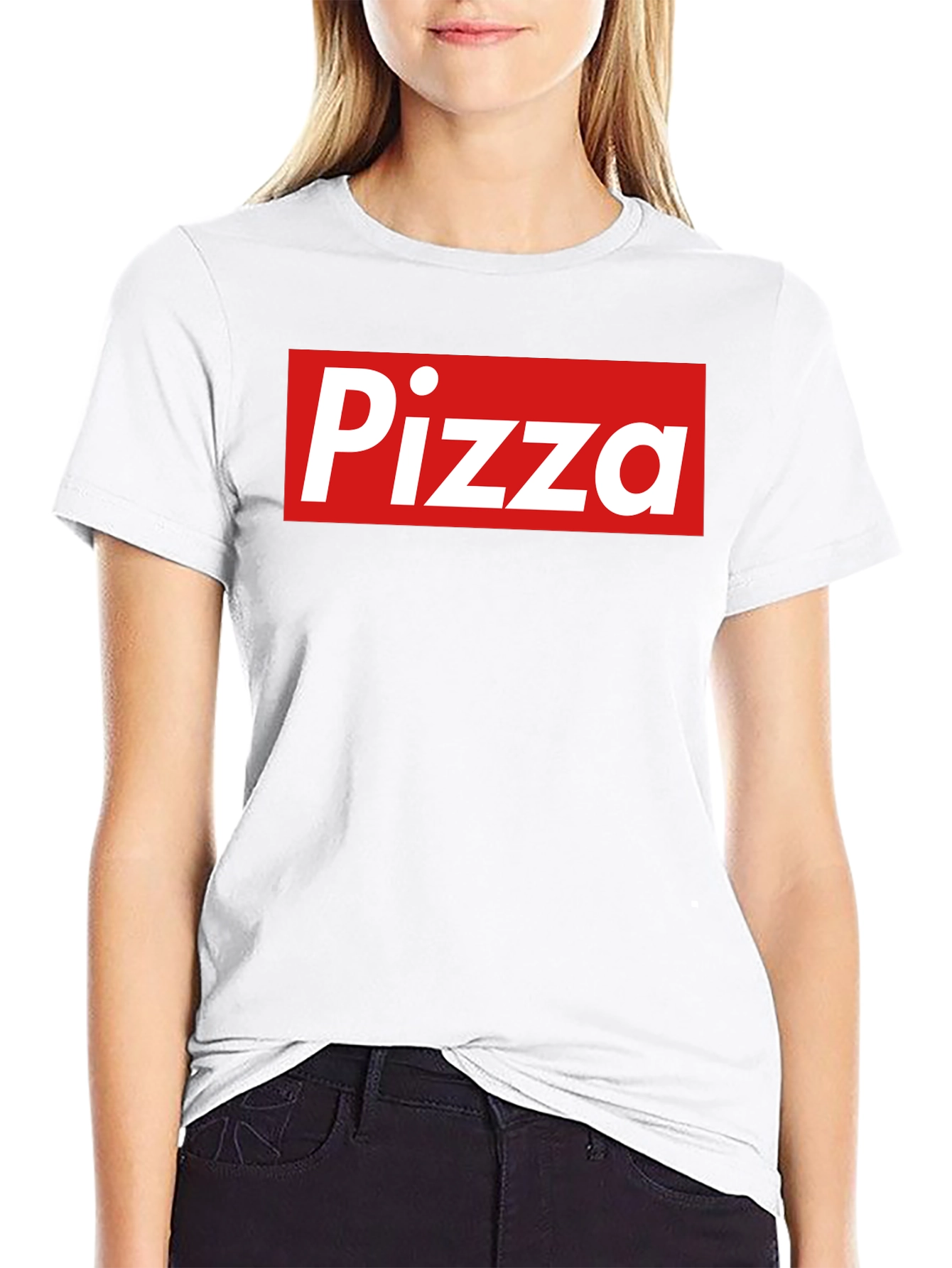 Pizza Logo T-Shirt - Classic Box Style Tee