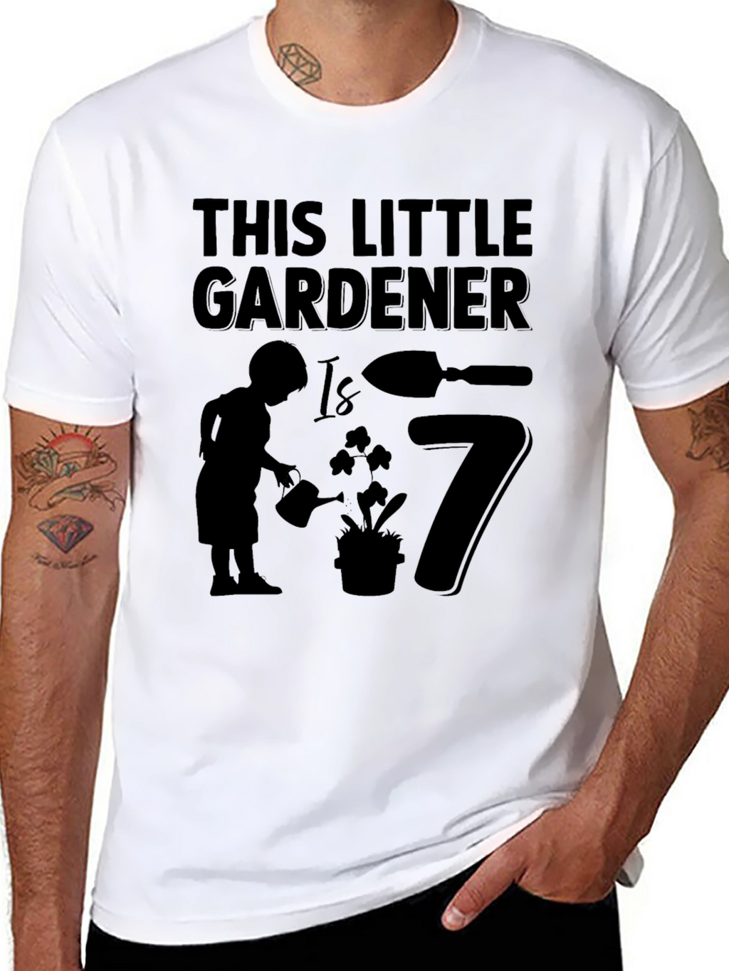 Little Gardener 7th Birthday T-Shirt