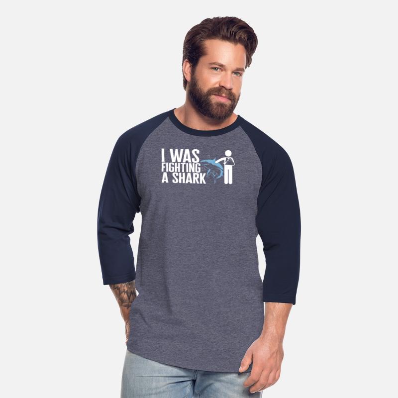 Fractured Shirt, I Was Fighting A Shark Tee,