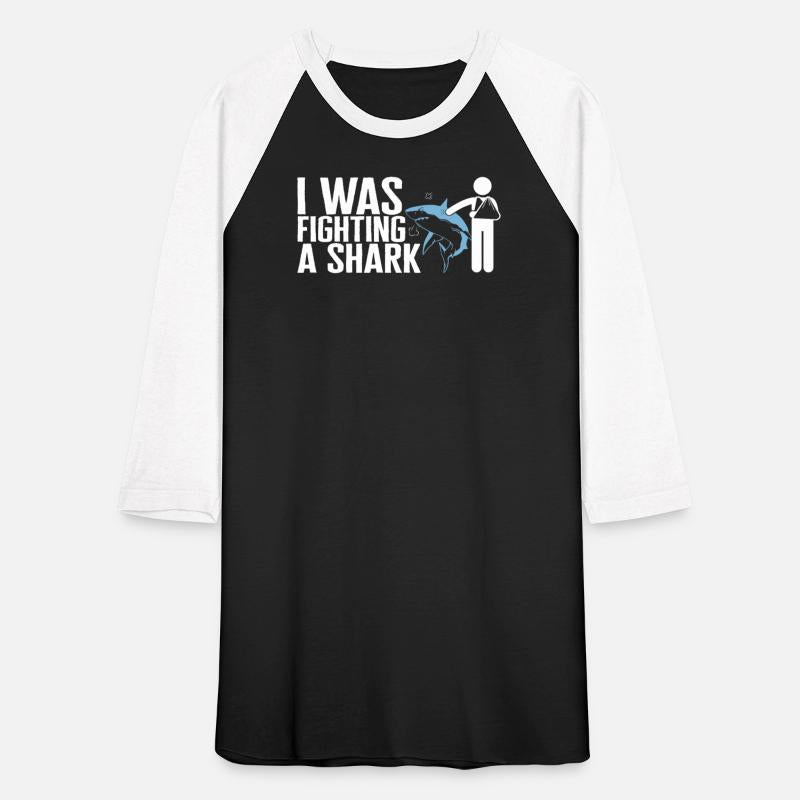 Fractured Shirt, I Was Fighting A Shark Tee,