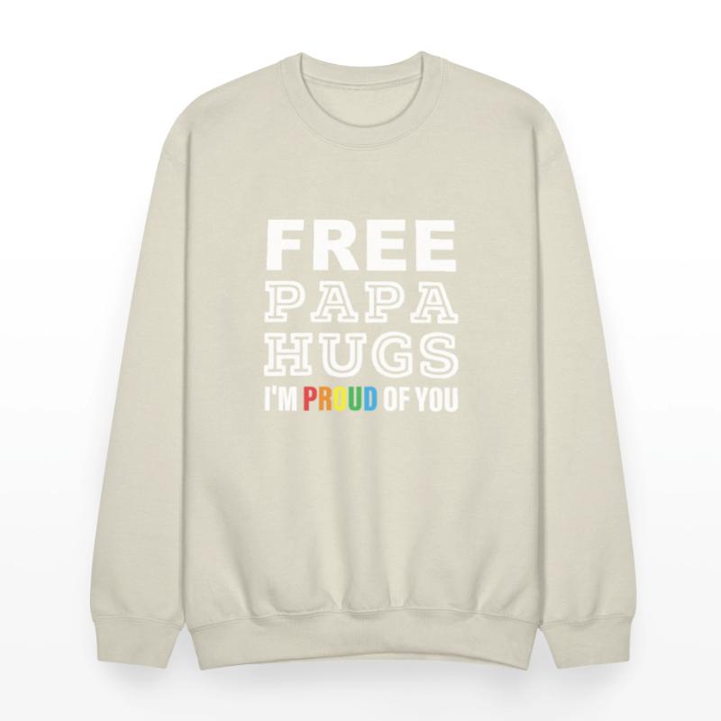 FREE PAPA HUGS I'M PROUD OF YOU