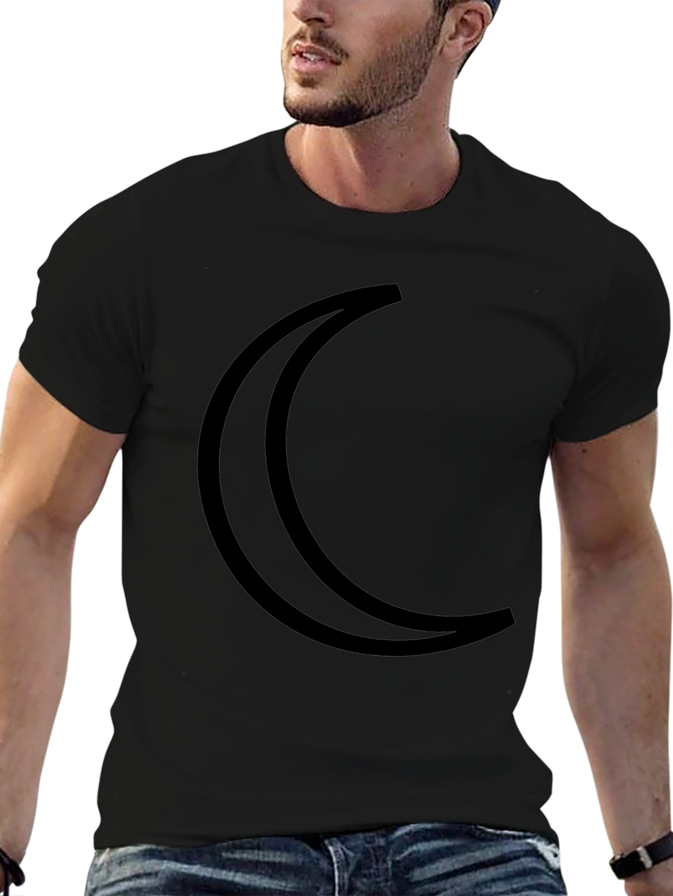 Crescent Moon Graphic T-Shirt