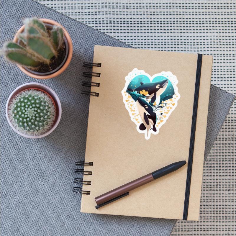 Friend Orcas Whale Sea Under Water Orcas Fish