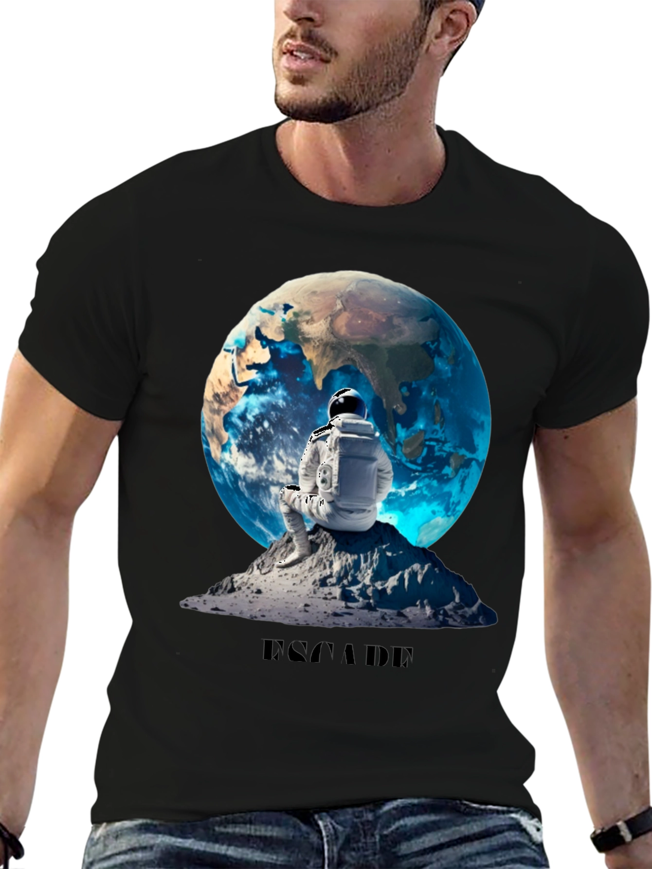 Escape Graphic T-Shirt - Astronaut Design