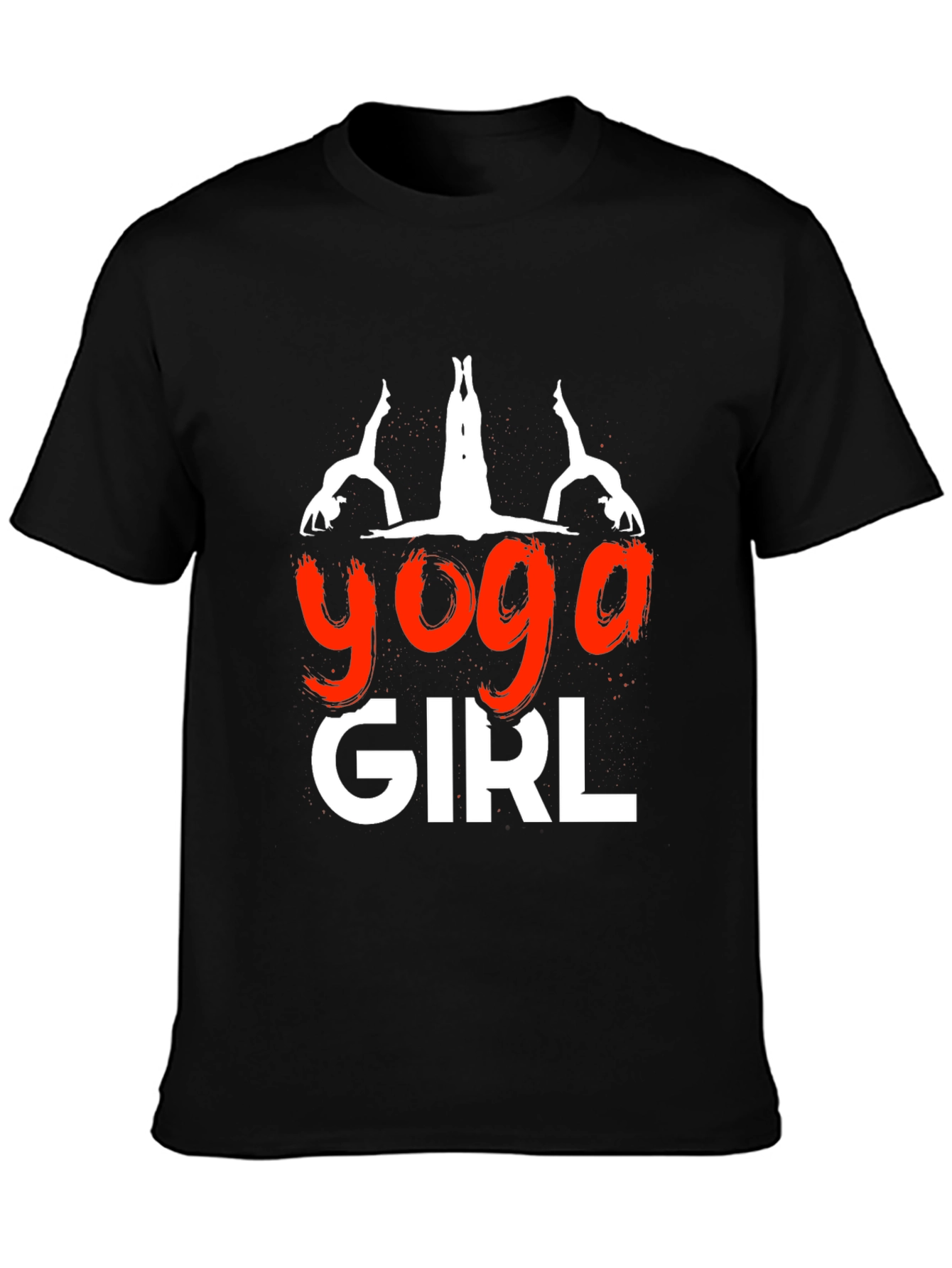 Yoga Girl Graphic Tee - Soft Cotton Blend