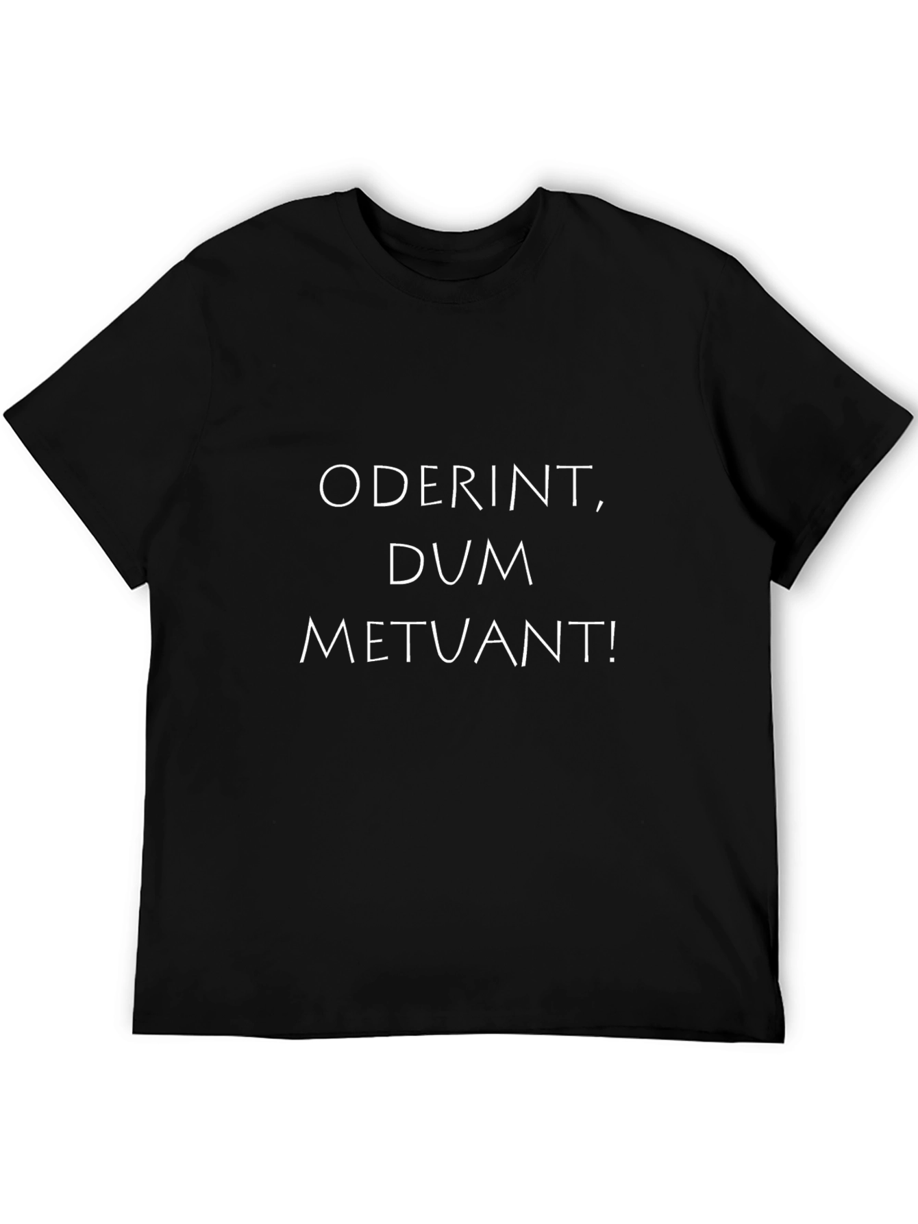 Oderint Dum Metuant Mens Black T-Shirt