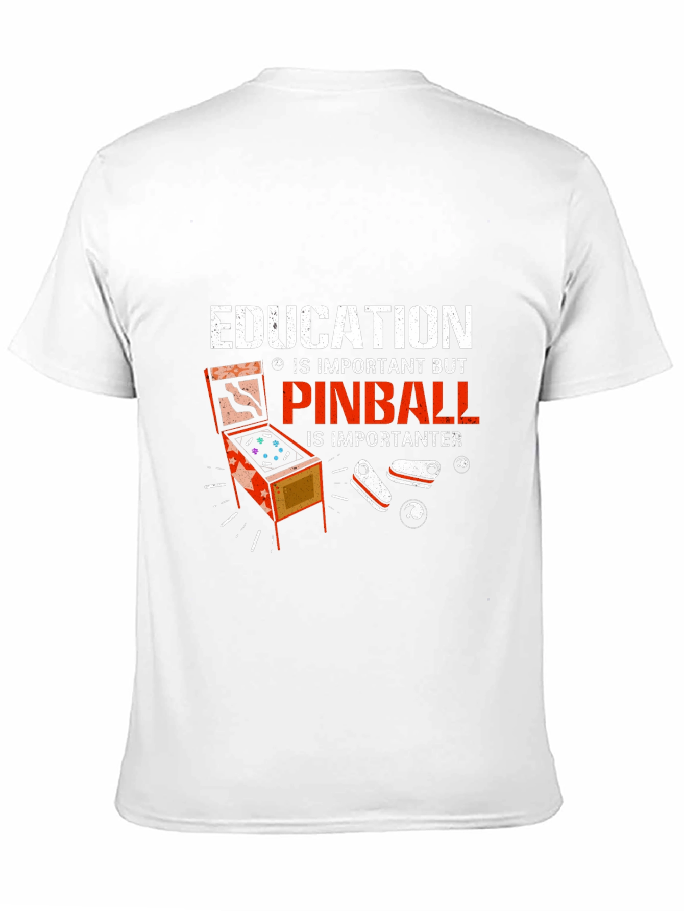 Education vs. Pinball T-Shirt