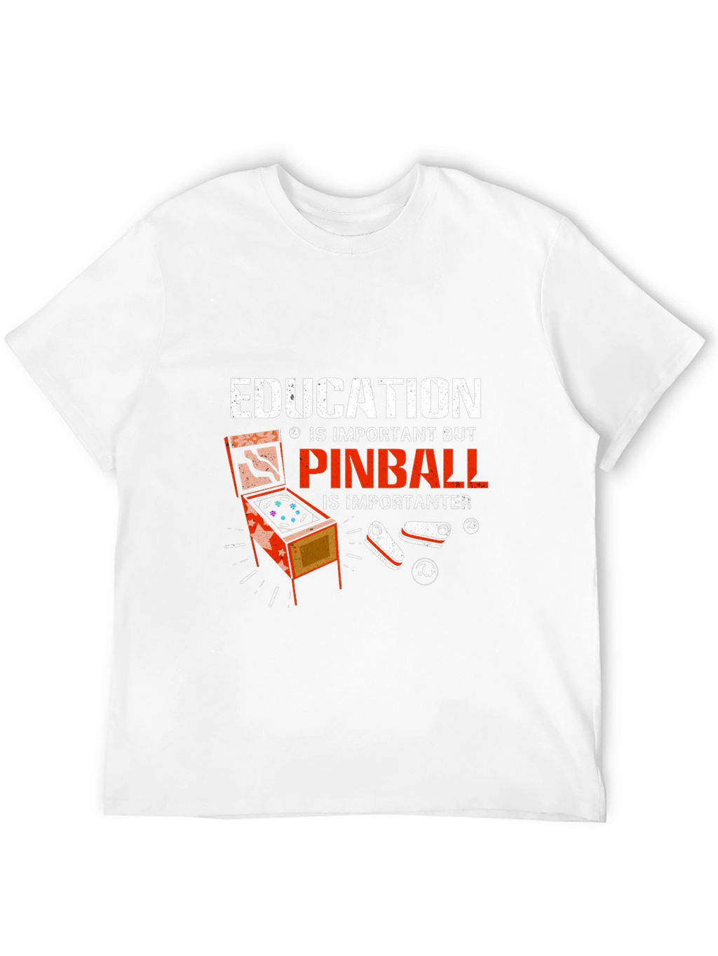 Education vs. Pinball T-Shirt