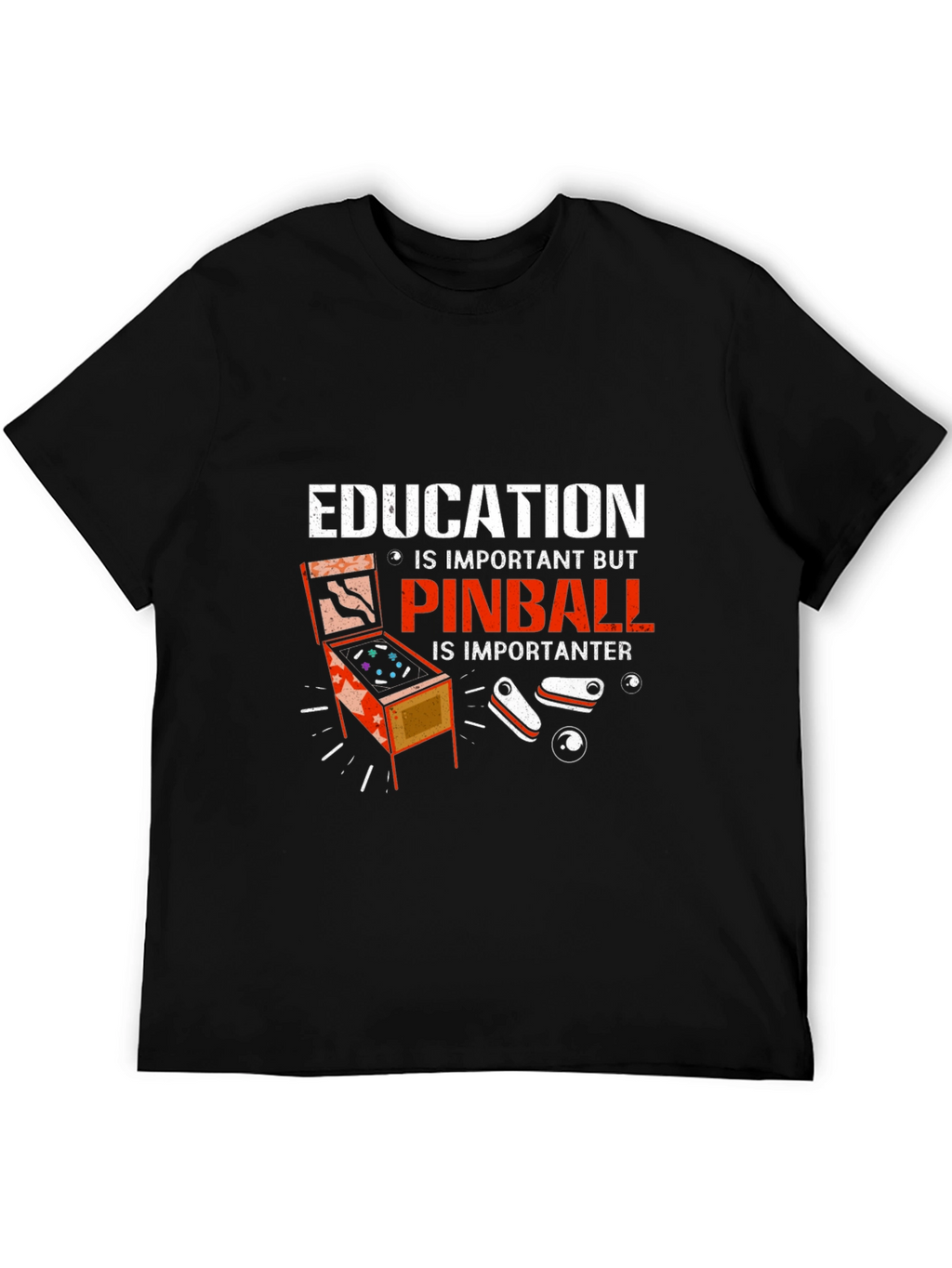 Education vs. Pinball T-Shirt