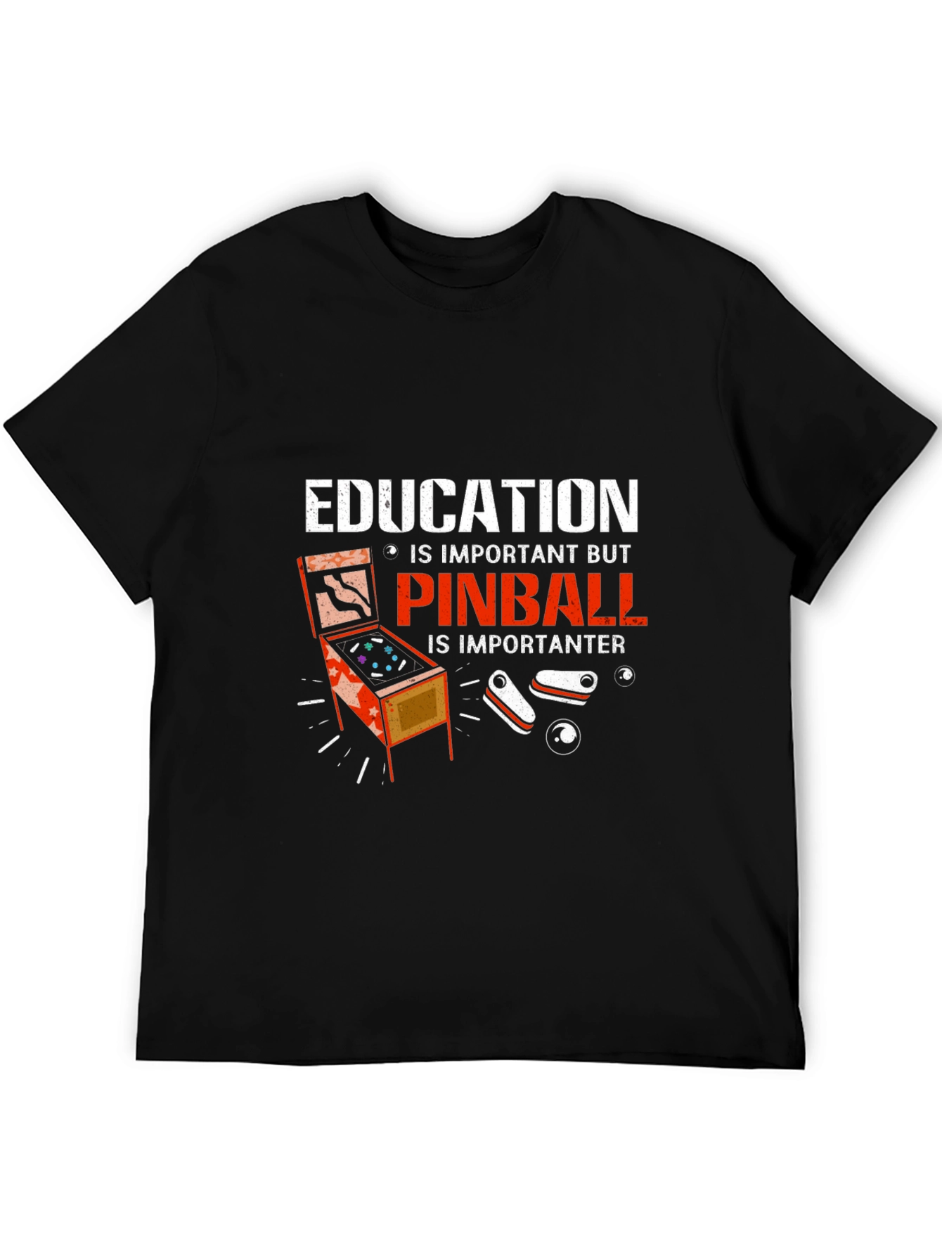 Education vs. Pinball T-Shirt