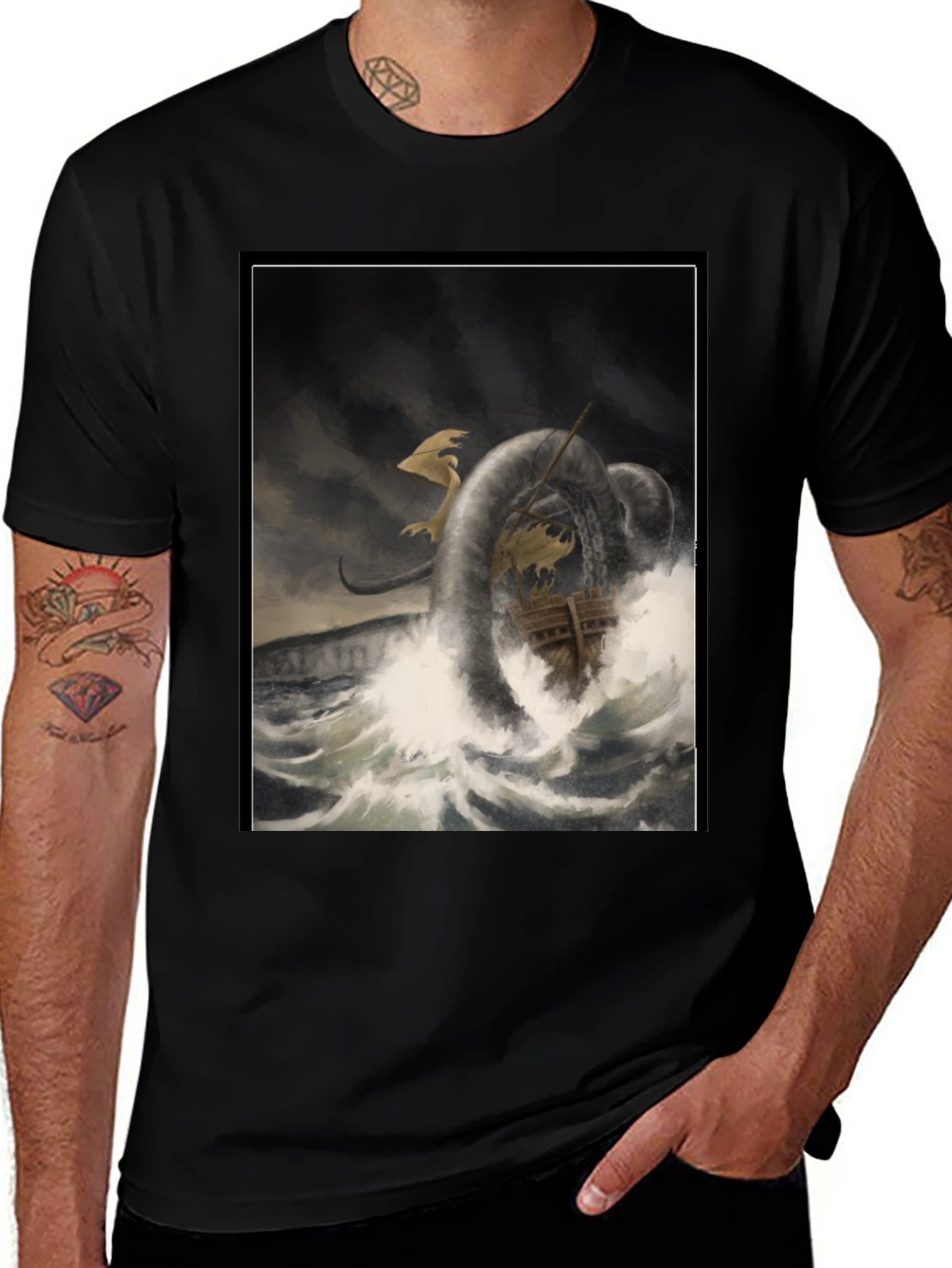 Kraken Attack Graphic Tee