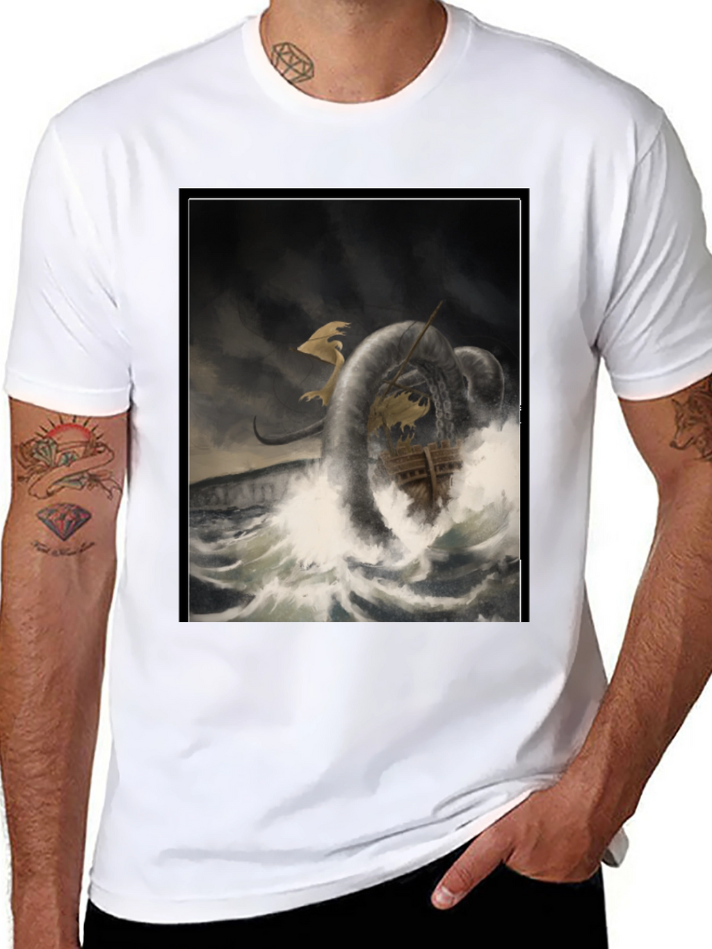 Kraken Attack Graphic Tee