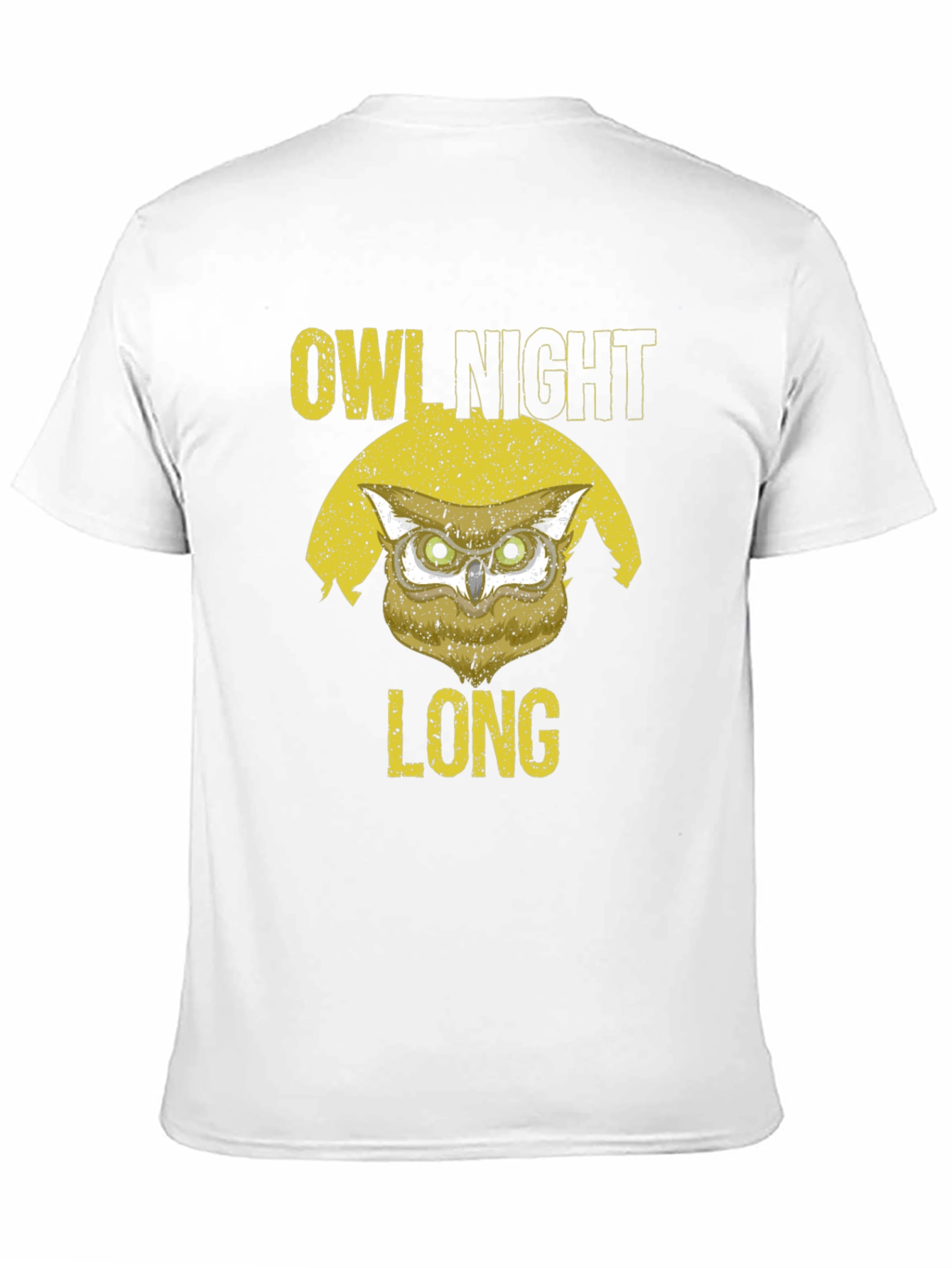 Owl Night Long Graphic T-Shirt