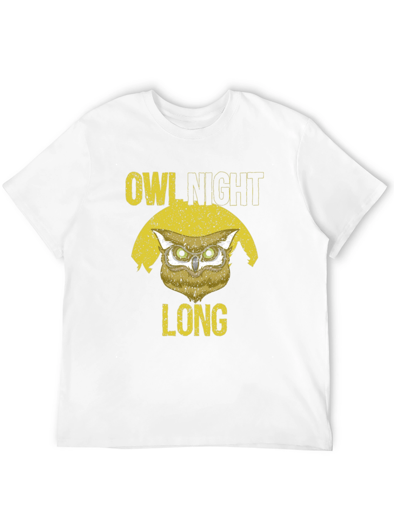 Owl Night Long Graphic T-Shirt