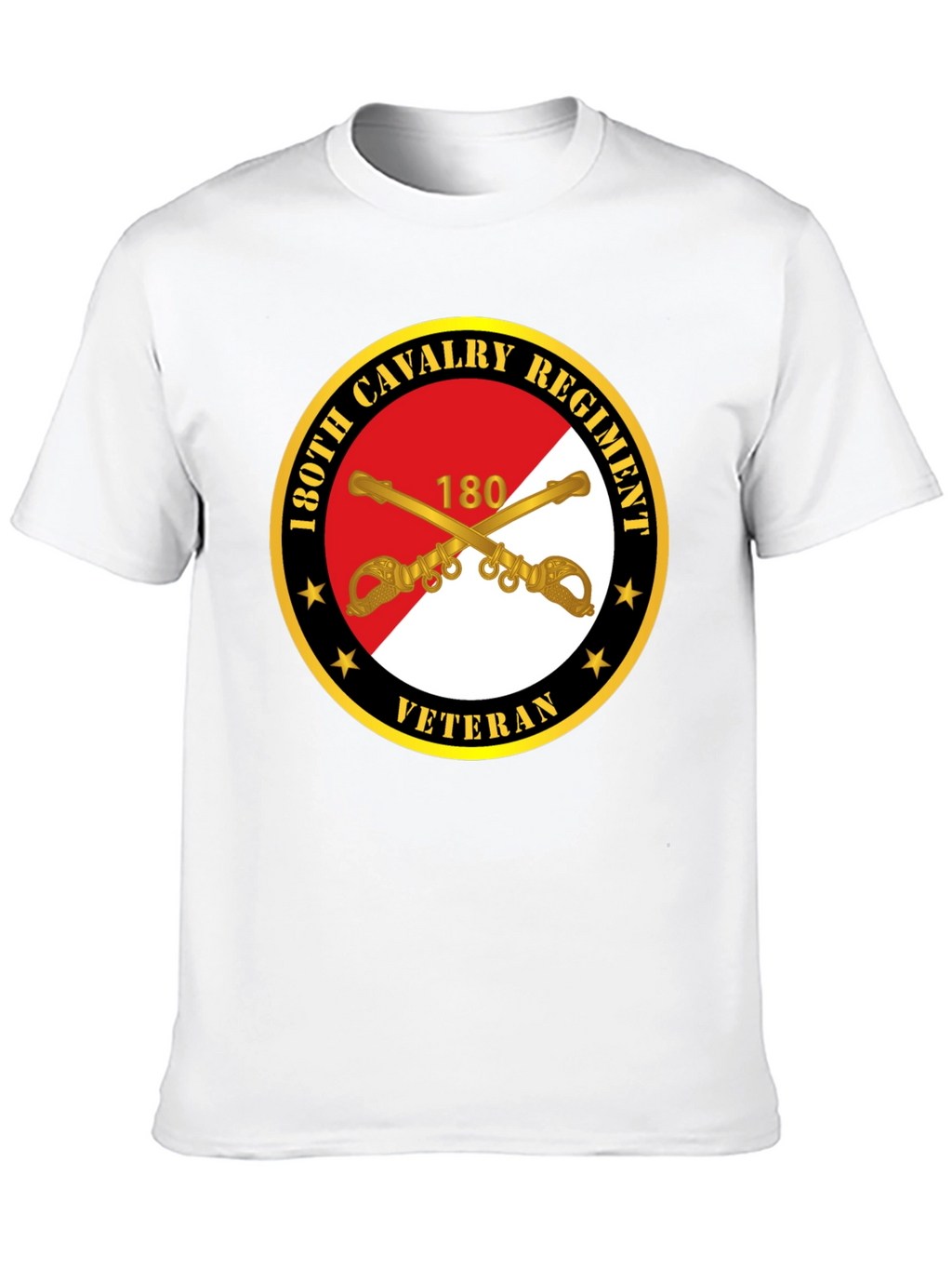 130th Cavalry Regiment Veteran Black T-Shirt