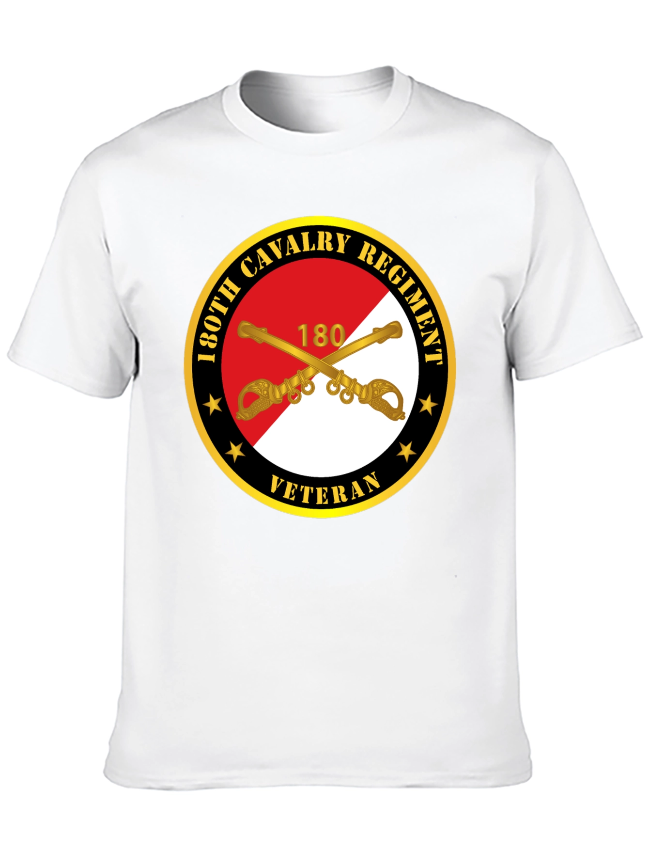 130th Cavalry Regiment Veteran Black T-Shirt