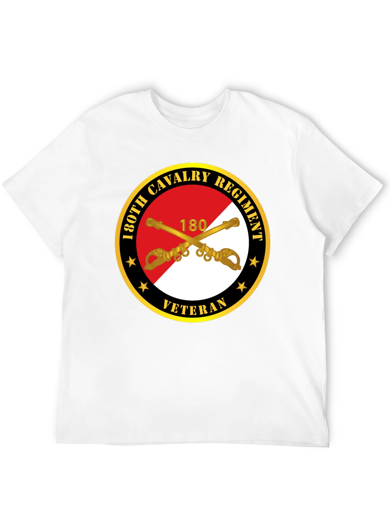 130th Cavalry Regiment Veteran Black T-Shirt