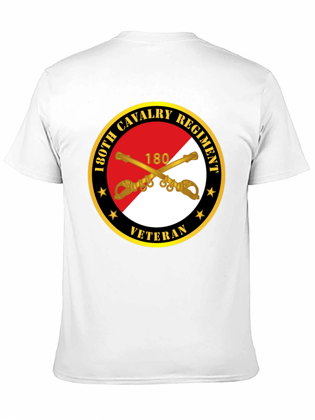 130th Cavalry Regiment Veteran Black T-Shirt