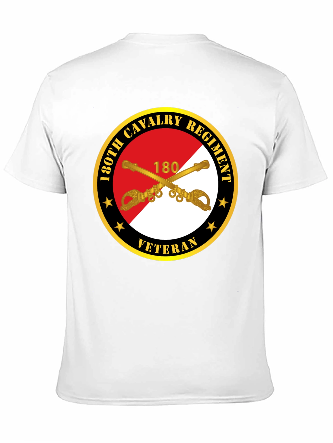 130th Cavalry Regiment Veteran Black T-Shirt