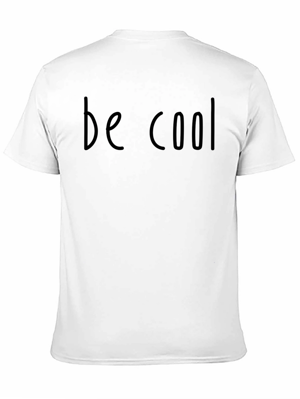 Be Cool Graphic Tee - Casual Black T-Shirt