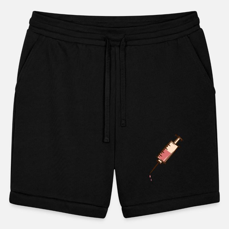 Full dripping syringe. Injection, vaccination