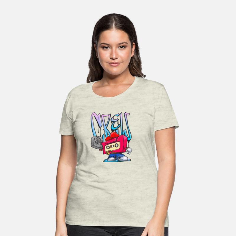 funky hip hop crew mixed tape cassette cartoon