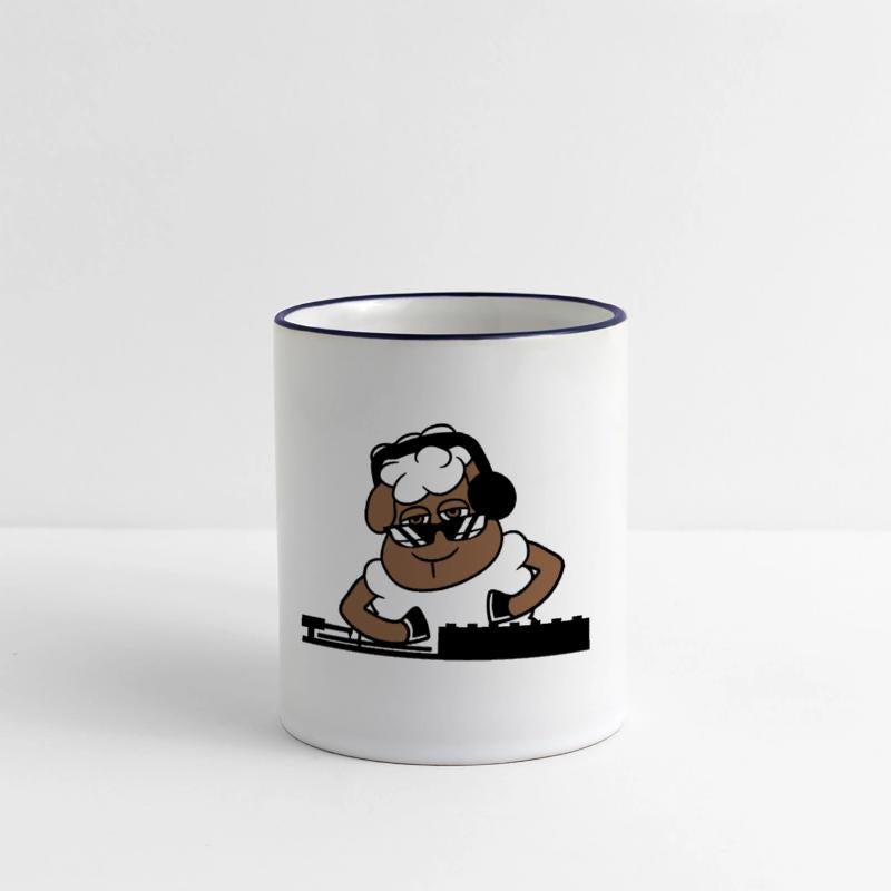 Funny Cool DJ Sheep Animal Mixing Music Party Club