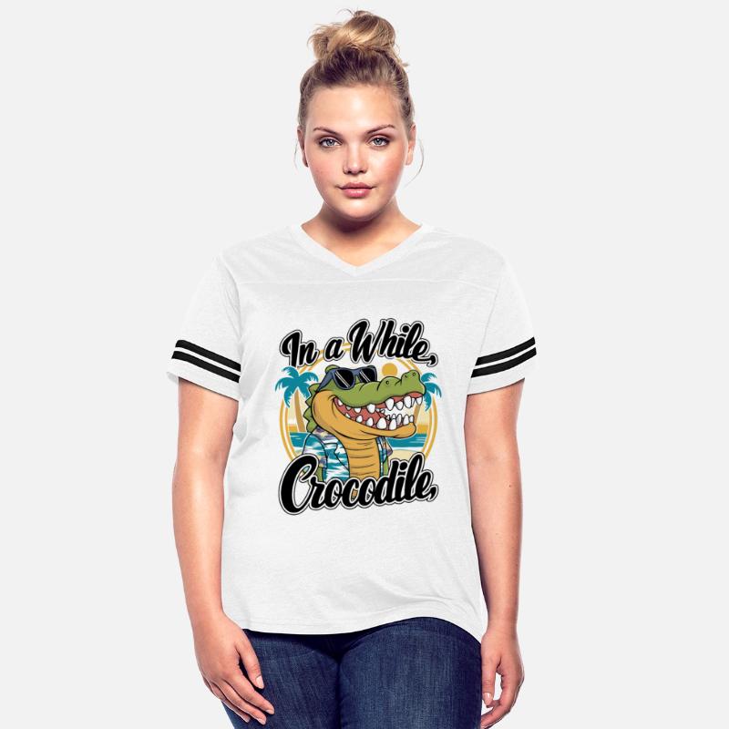 Funny Crocodile Saying Quote In A While Crocodile