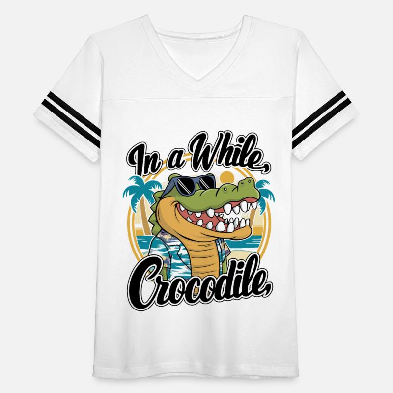 Funny Crocodile Saying Quote In A While Crocodile
