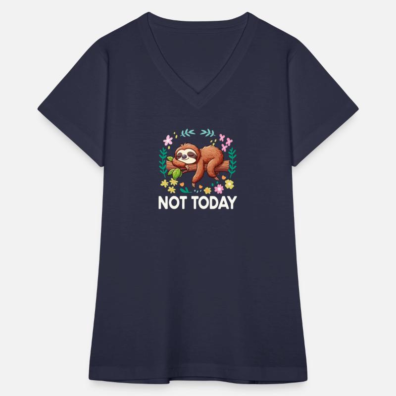 Funny Sloth Not Today Quote