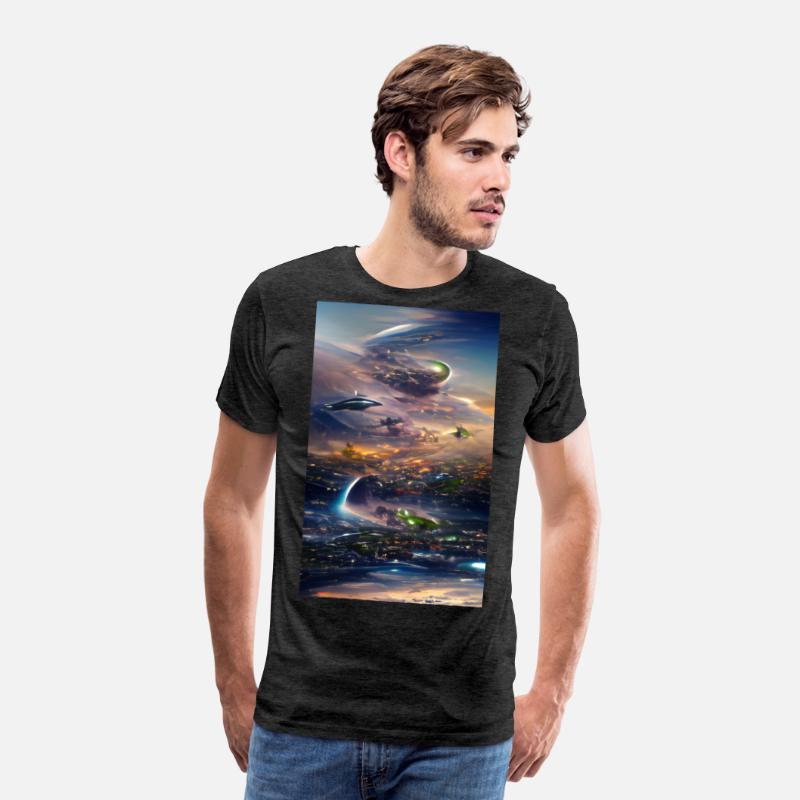 Futuristic city abstraction