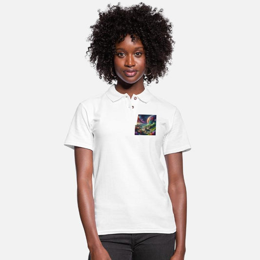 Futuristic Cosmic Cityscape Design Planet Sci-Fi