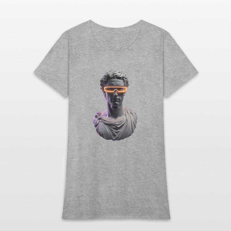 Futuristic Statue Character