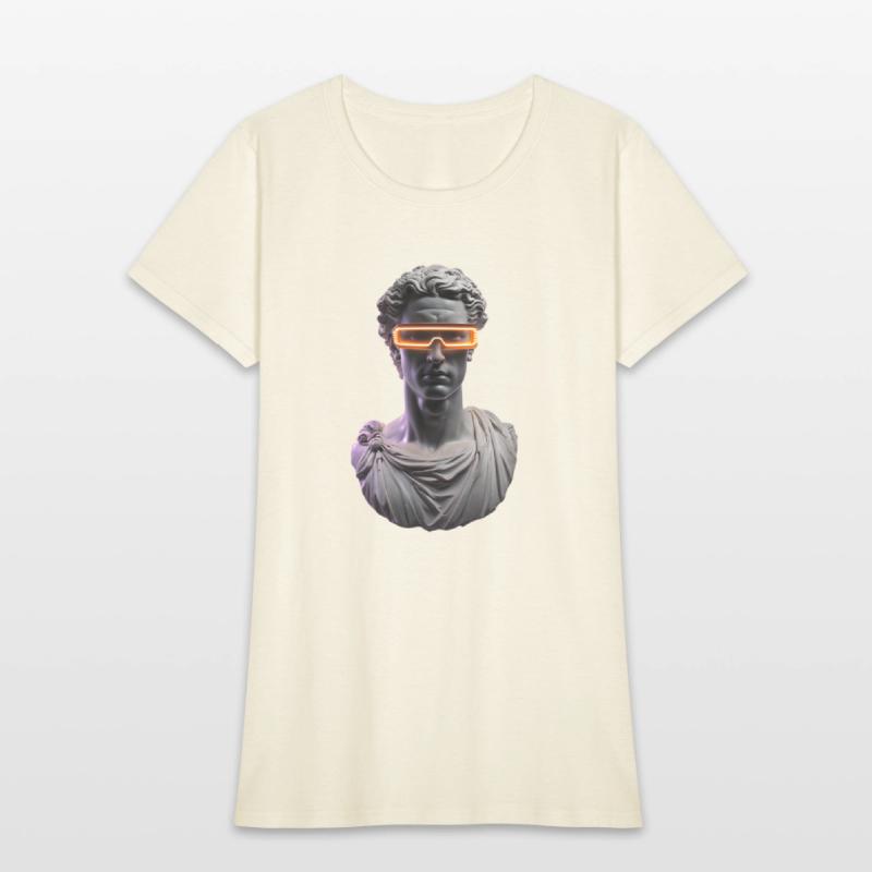 Futuristic Statue Character