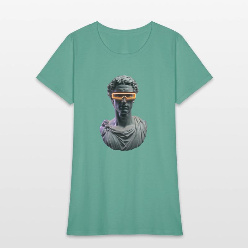 Futuristic Statue Character