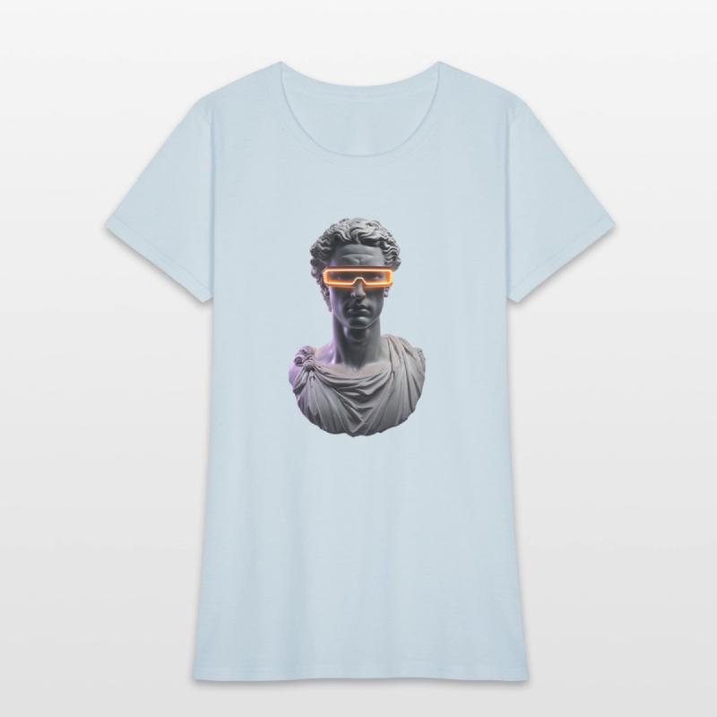 Futuristic Statue Character