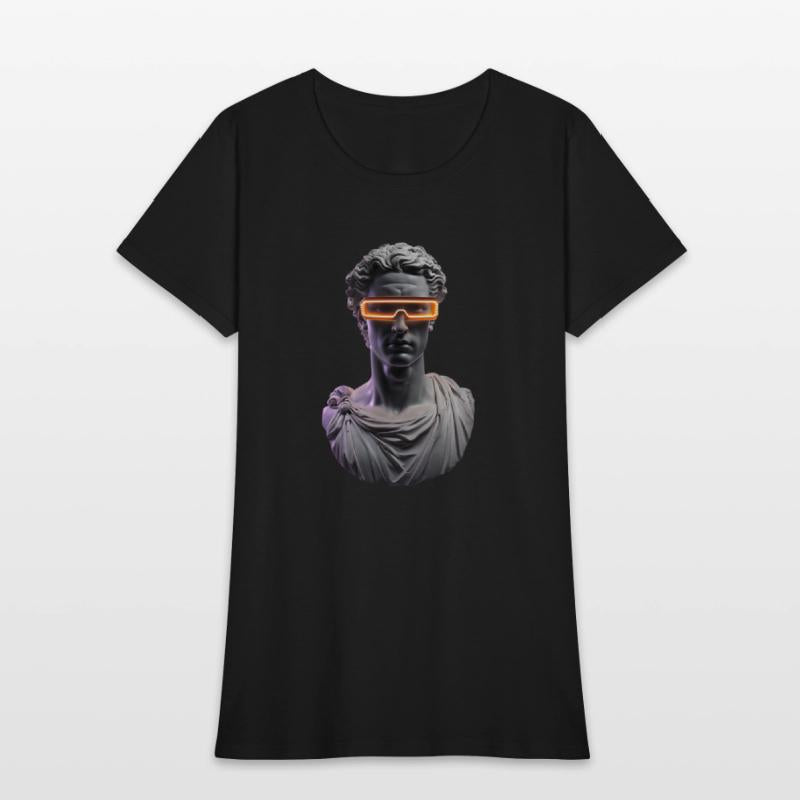 Futuristic Statue Character