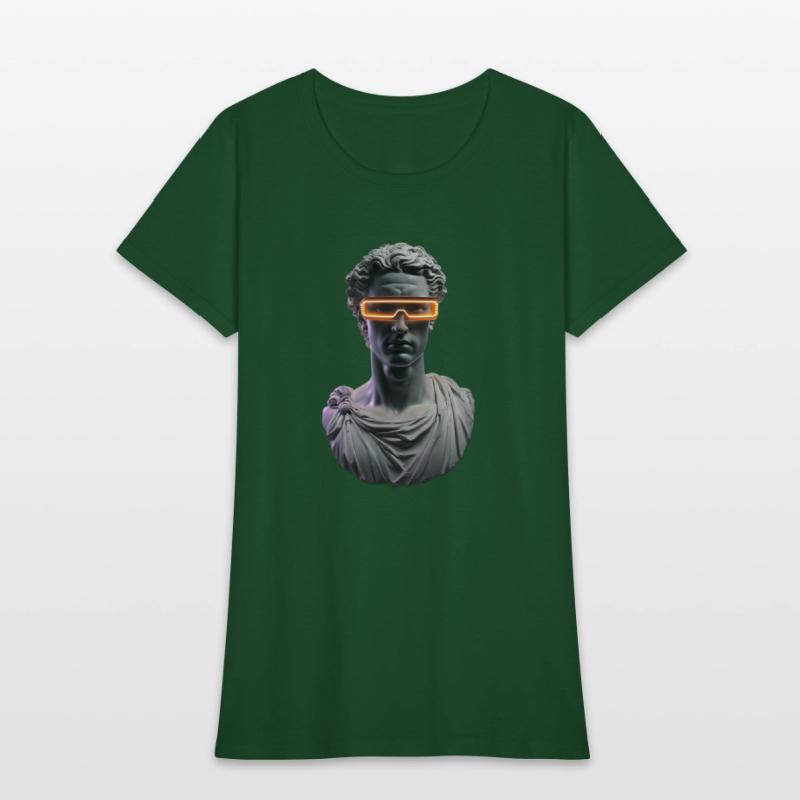 Futuristic Statue Character