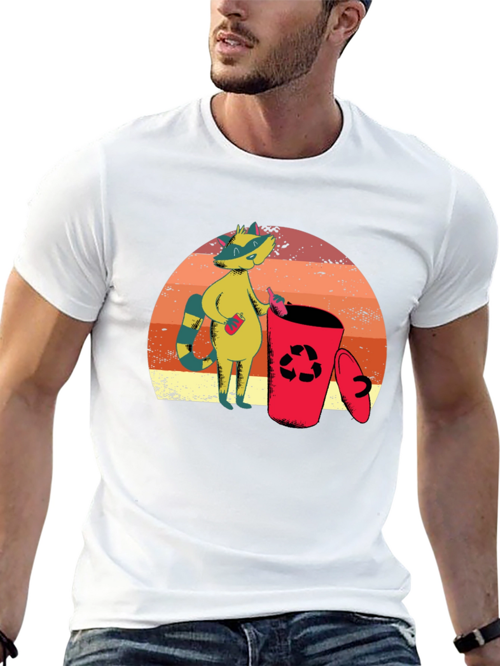 Recycle Raccoon Graphic Tee