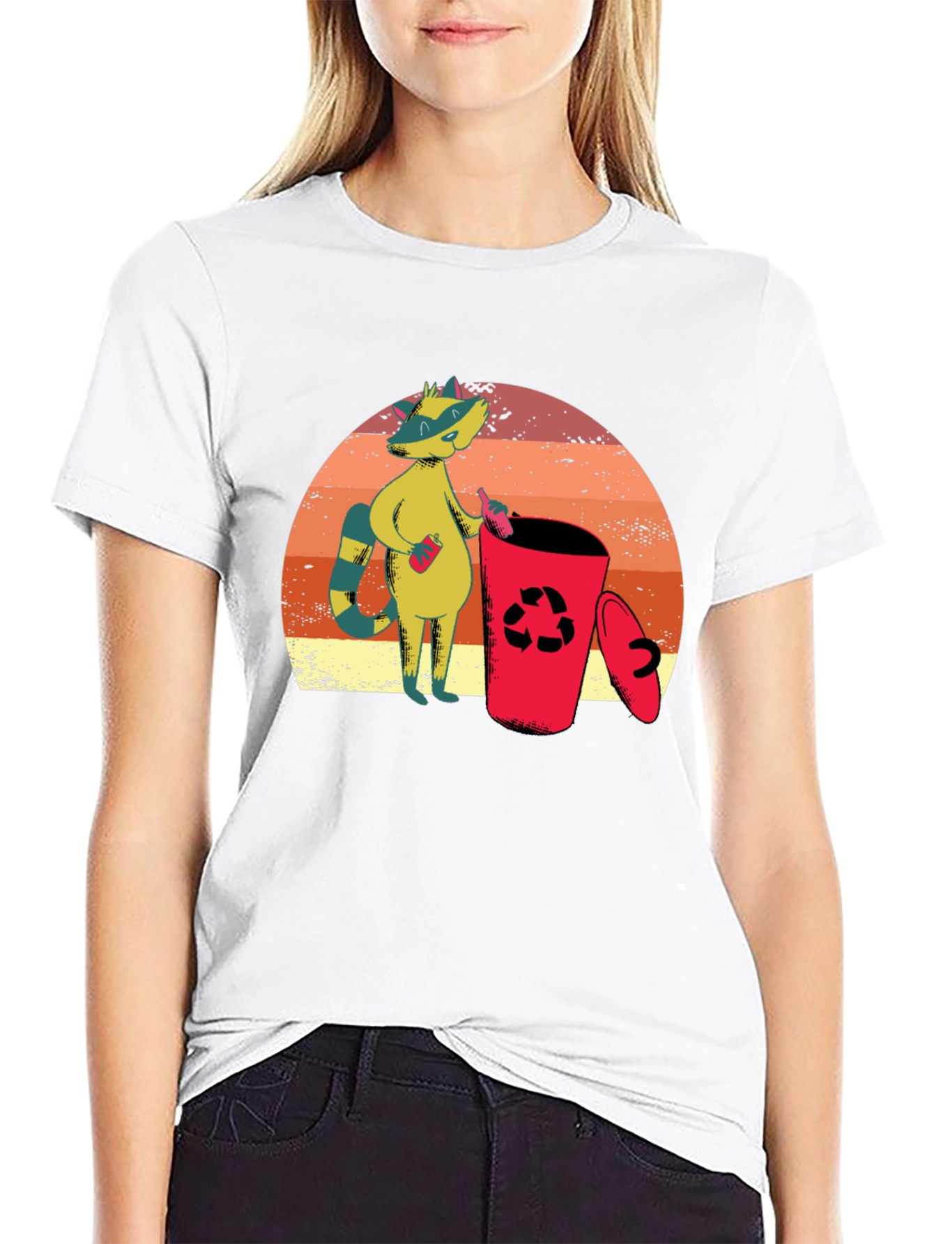 Recycle Raccoon Graphic Tee