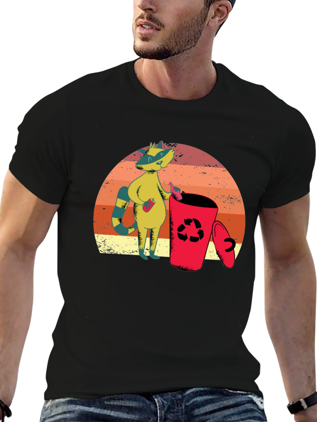 Recycle Raccoon Graphic Tee