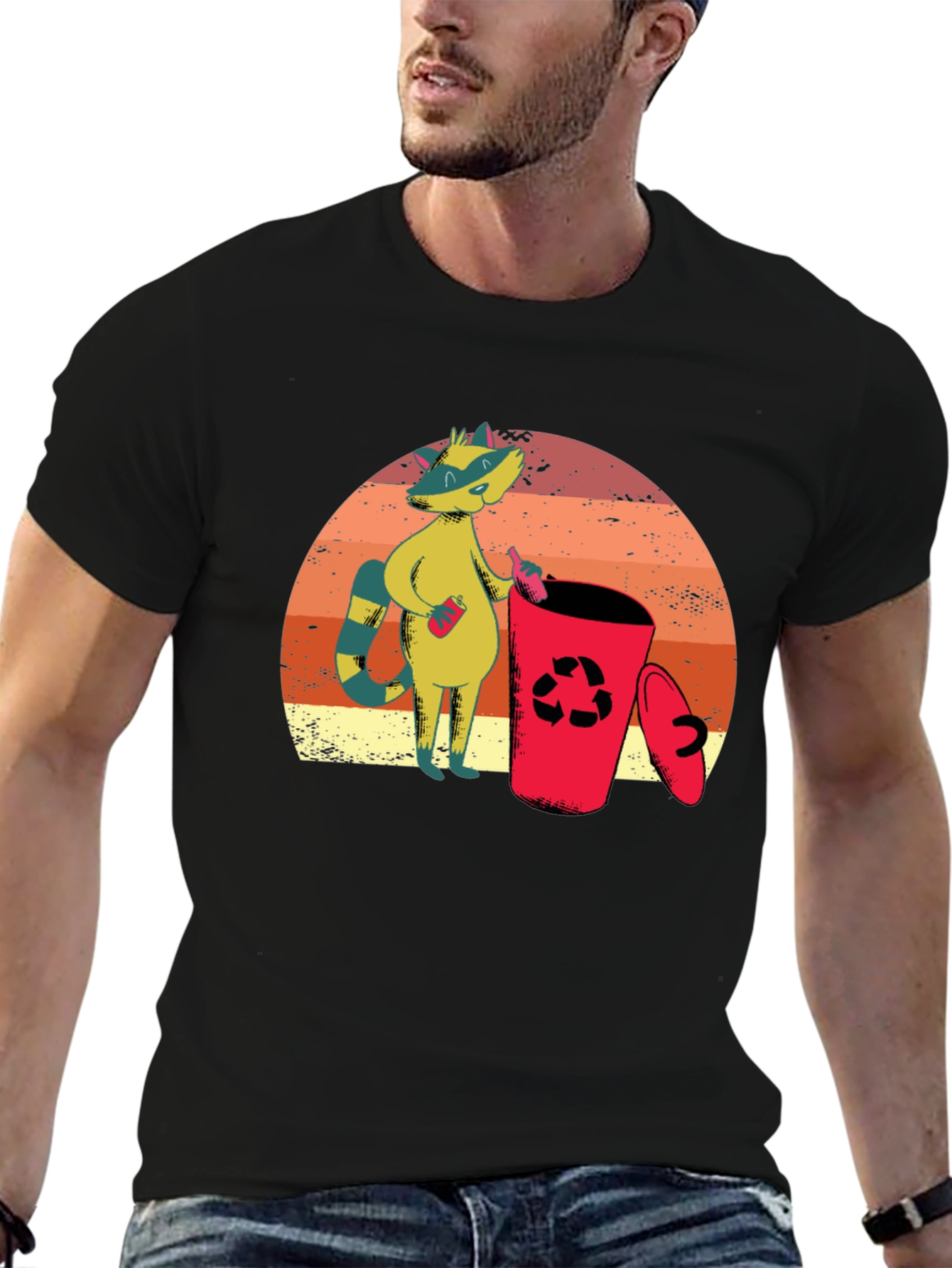 Recycle Raccoon Graphic Tee