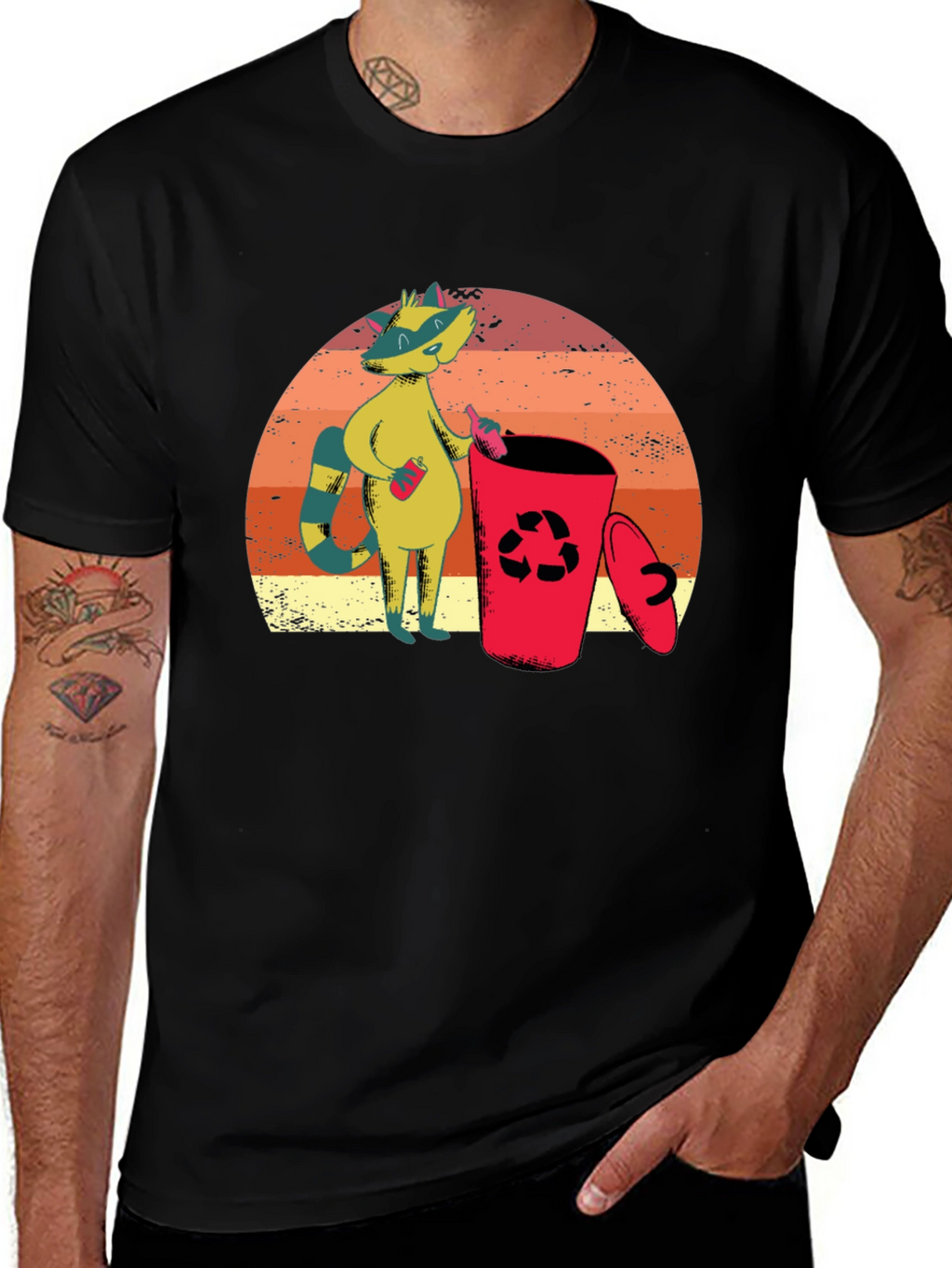 Recycle Raccoon Graphic Tee