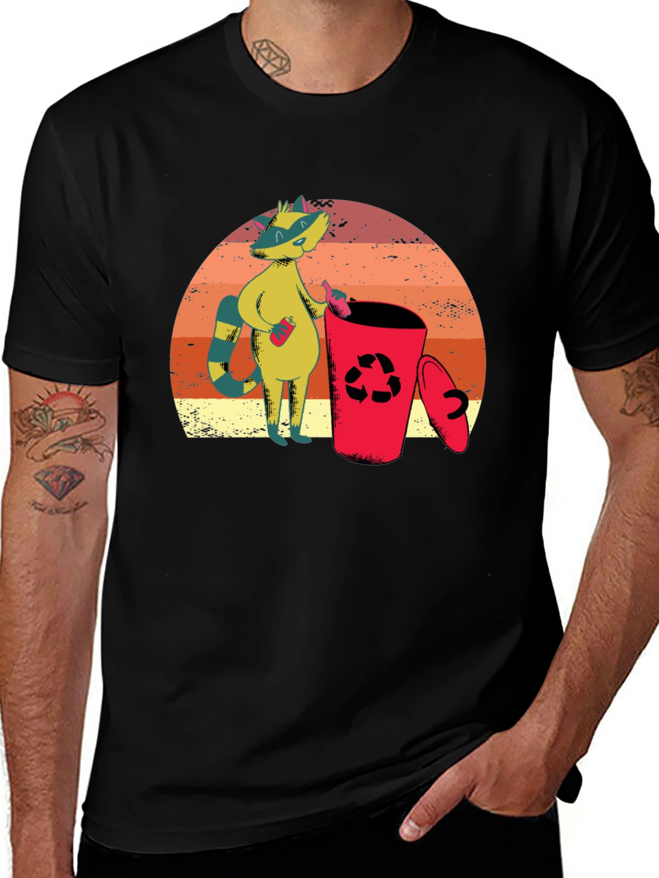 Recycle Raccoon Graphic Tee