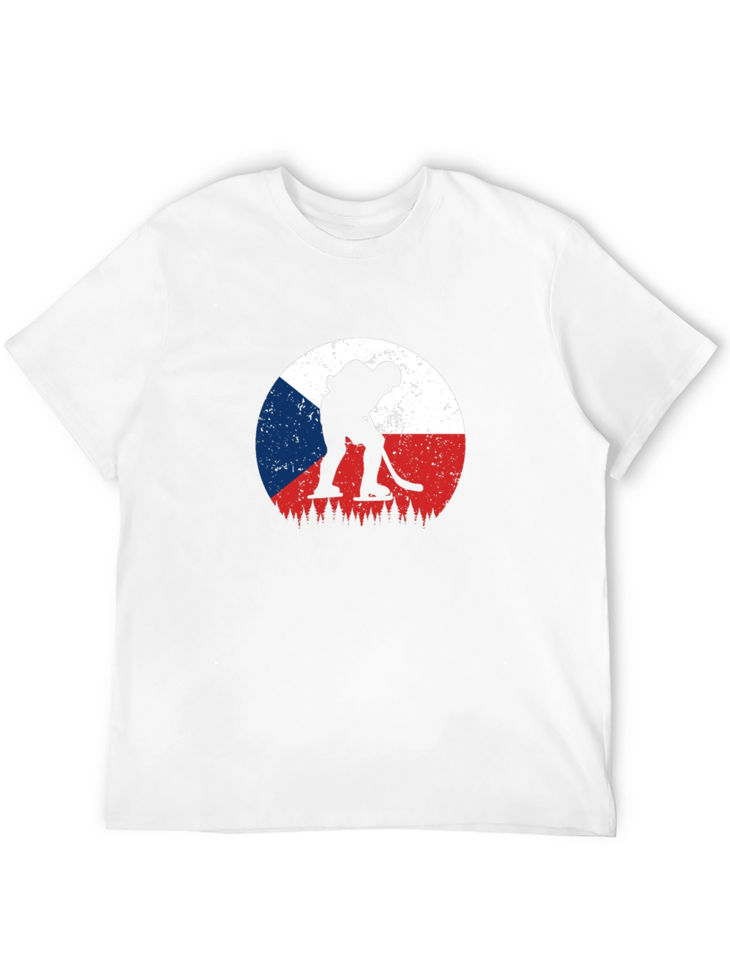 Czech Hockey T-Shirt - Unique Flag Design